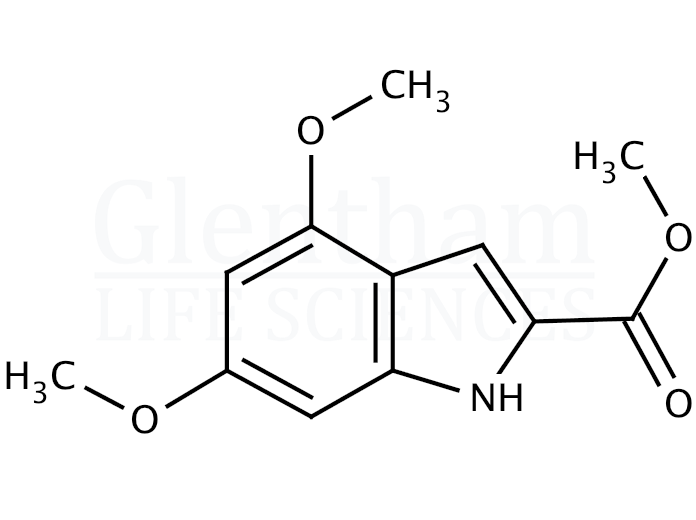 Methyl 4,6-dimethoxy-2-indolecarboxylate Structure