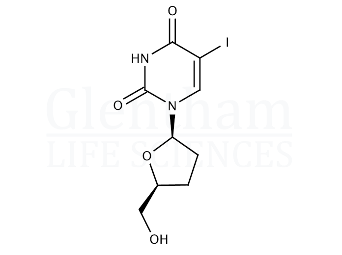 2'',3''-Dideoxy-5-iodouridine Structure