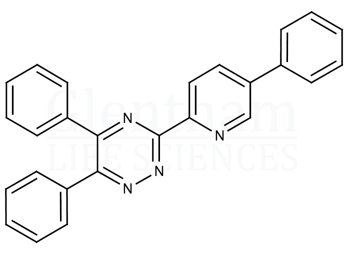 Structure for 3-(5-Phenyl-2-pyridyl)-5,6-diphenyl-1,2,4-triazine