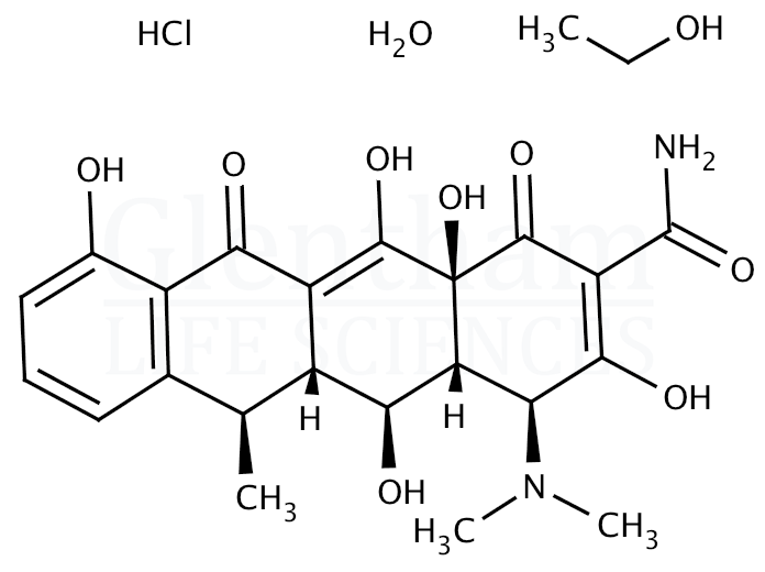 Doxycycline hydrochloride Structure