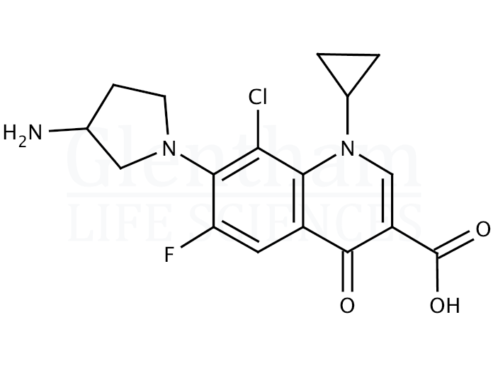 Clinafloxacin Structure