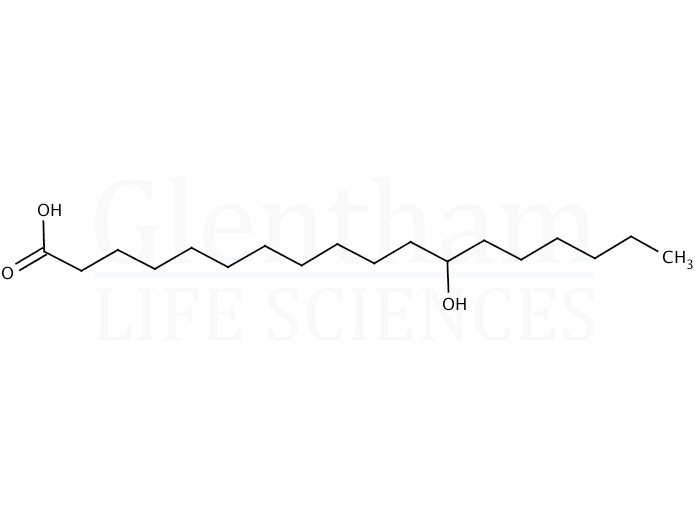 12-Hydroxyoctadecanoic acid Structure
