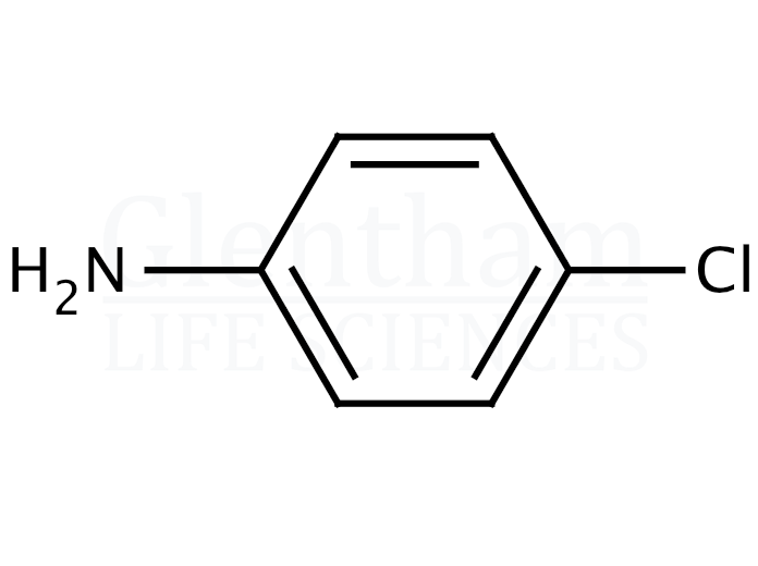 4-Chloroaniline Structure