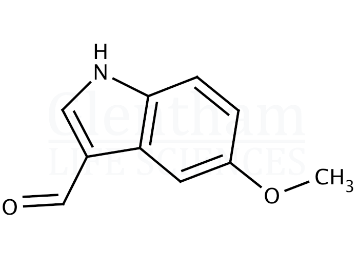 5-Methoxyindole-3-carboxaldehyde Structure