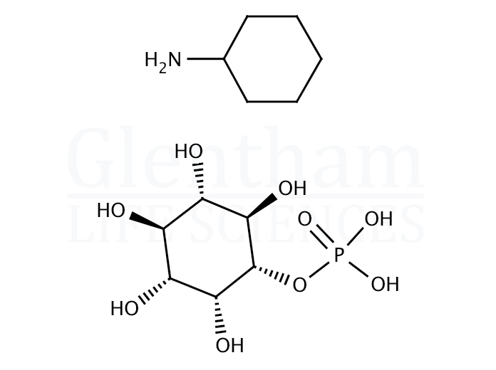 D-myo-Inositol 1-monophosphate bis(cyclohexylammonium) salt Structure