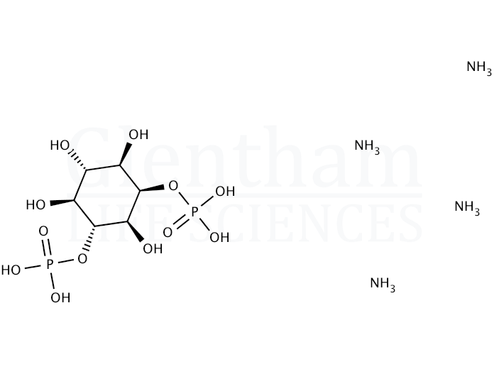 D-myo-Inositol 2,4-bisphosphate ammonium salt Structure