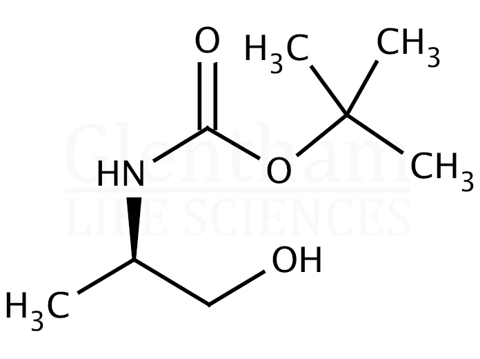 Large structure for (R)-2-(Boc-amino)-1-propanol (106391-86-0)