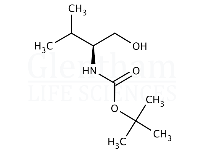 Structure for Boc-D-valinol (106391-87-1)
