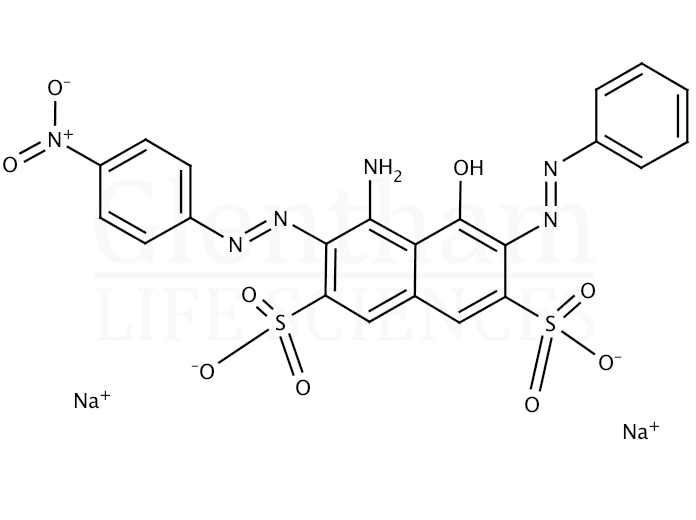 Structure for Amido Black 10B (C.I. 20470)