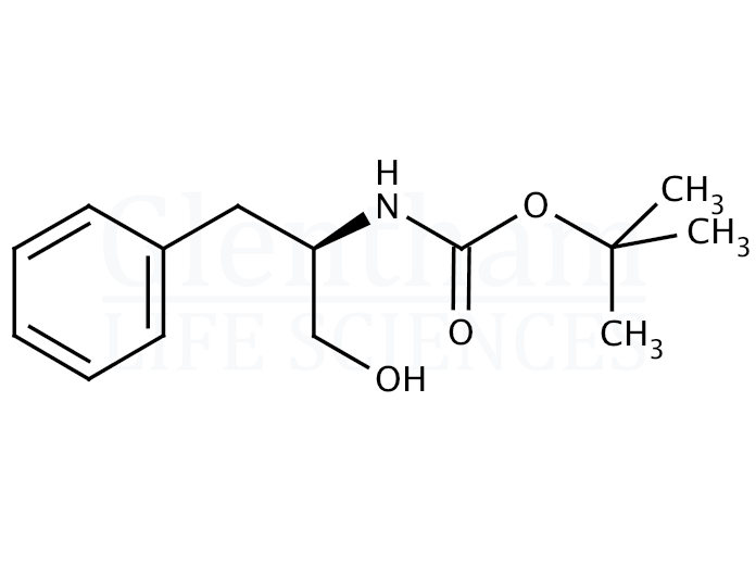 Boc-D-phenylalaninol Structure