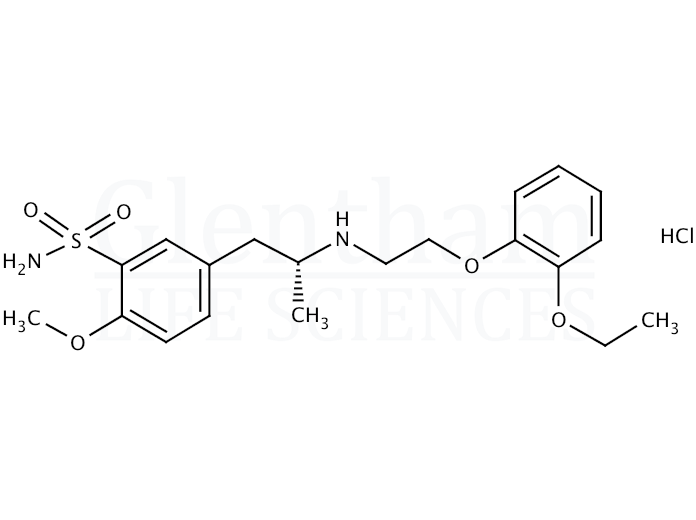 Tamsulosin hydrochloride, EP grade Structure