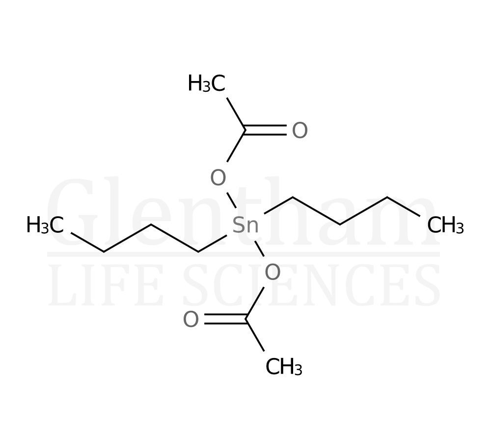 Dibutyltin diacetate Structure