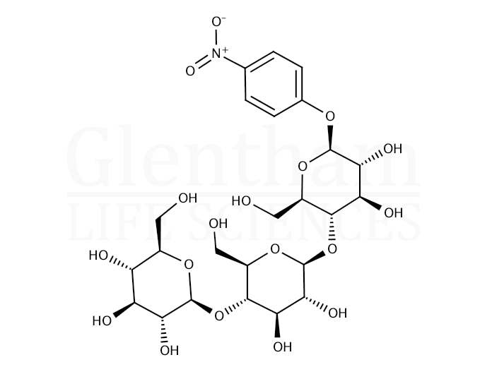 4-Nitrophenyl b-D-cellotrioside Structure
