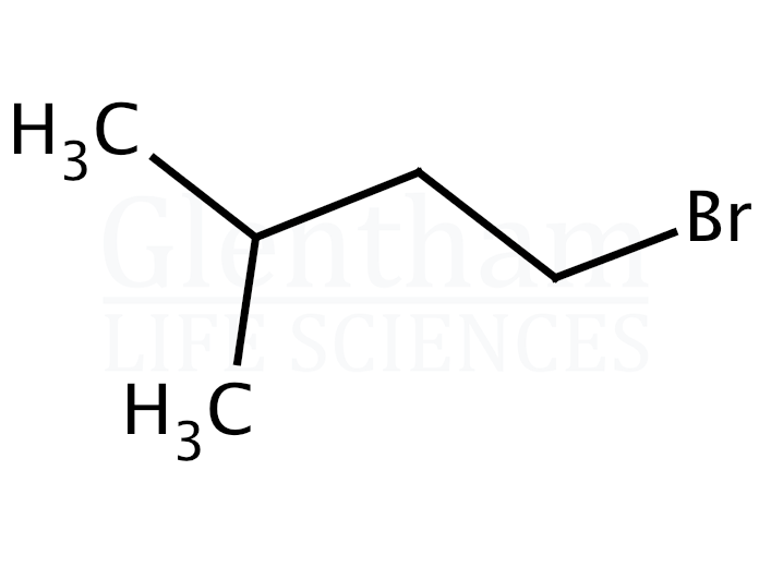 Structure for 1-Bromo-3-methylbutane (107-82-4)