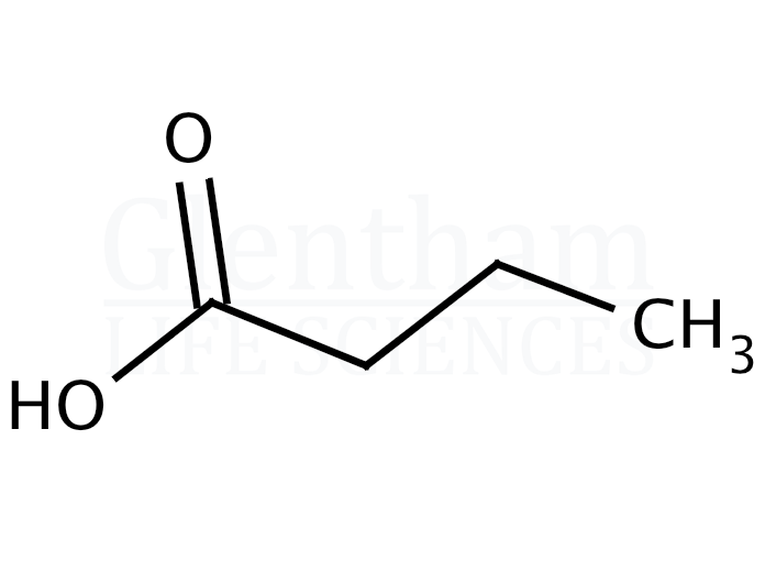 Structure for Butyric acid (107-92-6)