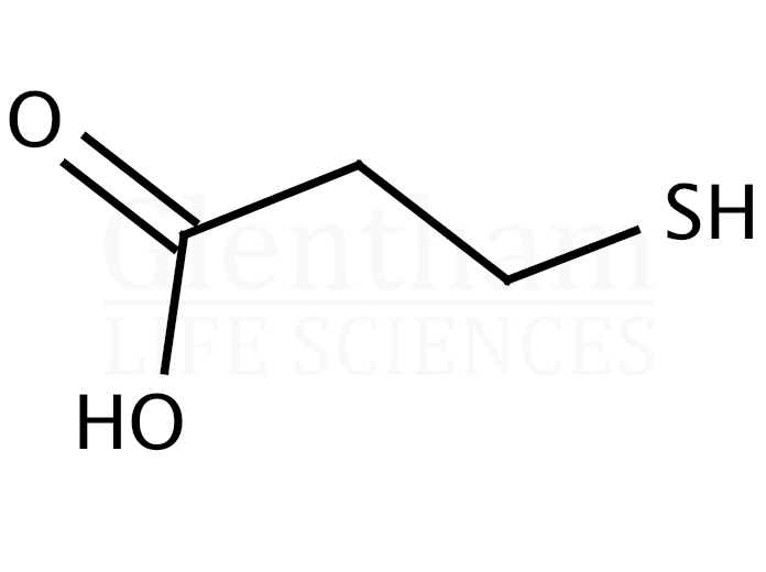 Structure for 3-Mercaptopropionic acid