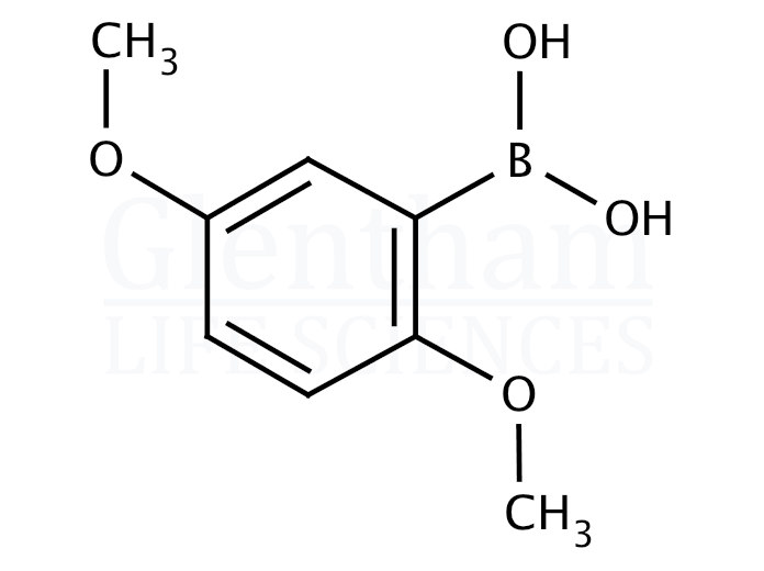 2,5-Dimethoxyphenylboronic acid Structure
