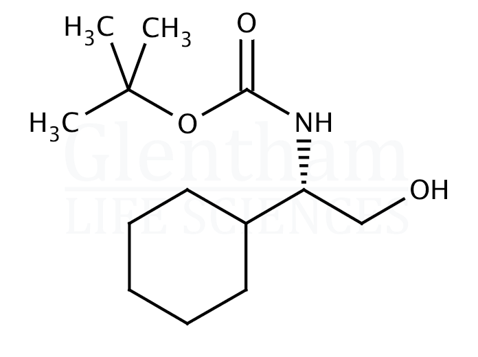 N-Boc-L-cyclohexylglycinol Structure