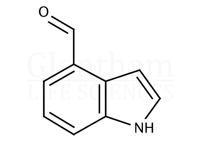 Indole-4-carboxaldehyde (4-Formylindole) Structure