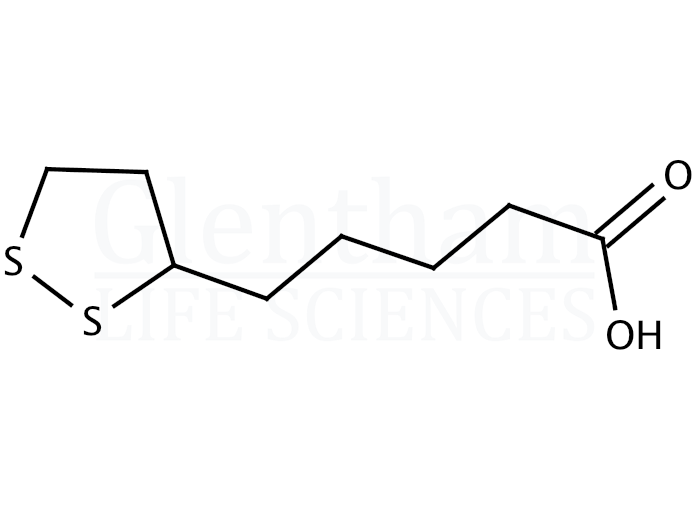 DL-alpha-Lipoic acid, USP grade Structure