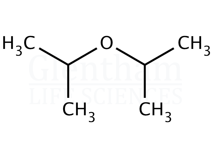 Structure for Di-iso-propyl Ether, GlenPure™, analytical grade stabilised with BHT