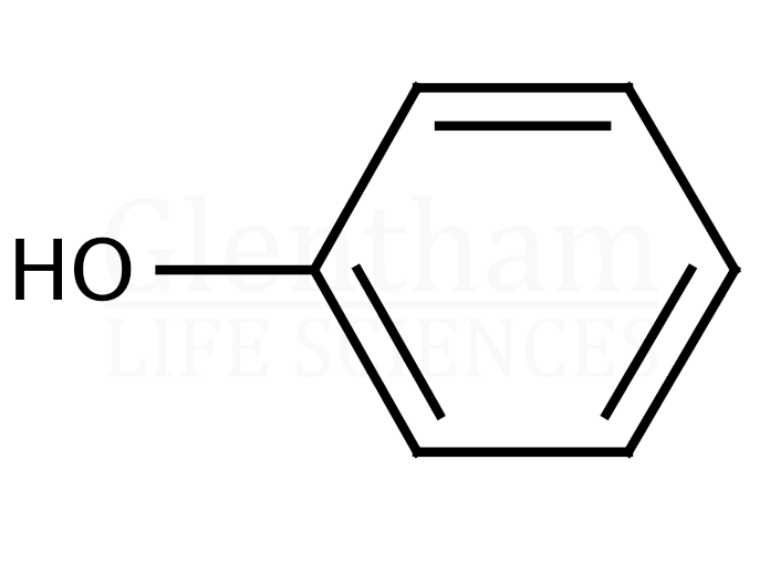 Structure for Phenol, 90% aqueous solution (108-95-2)