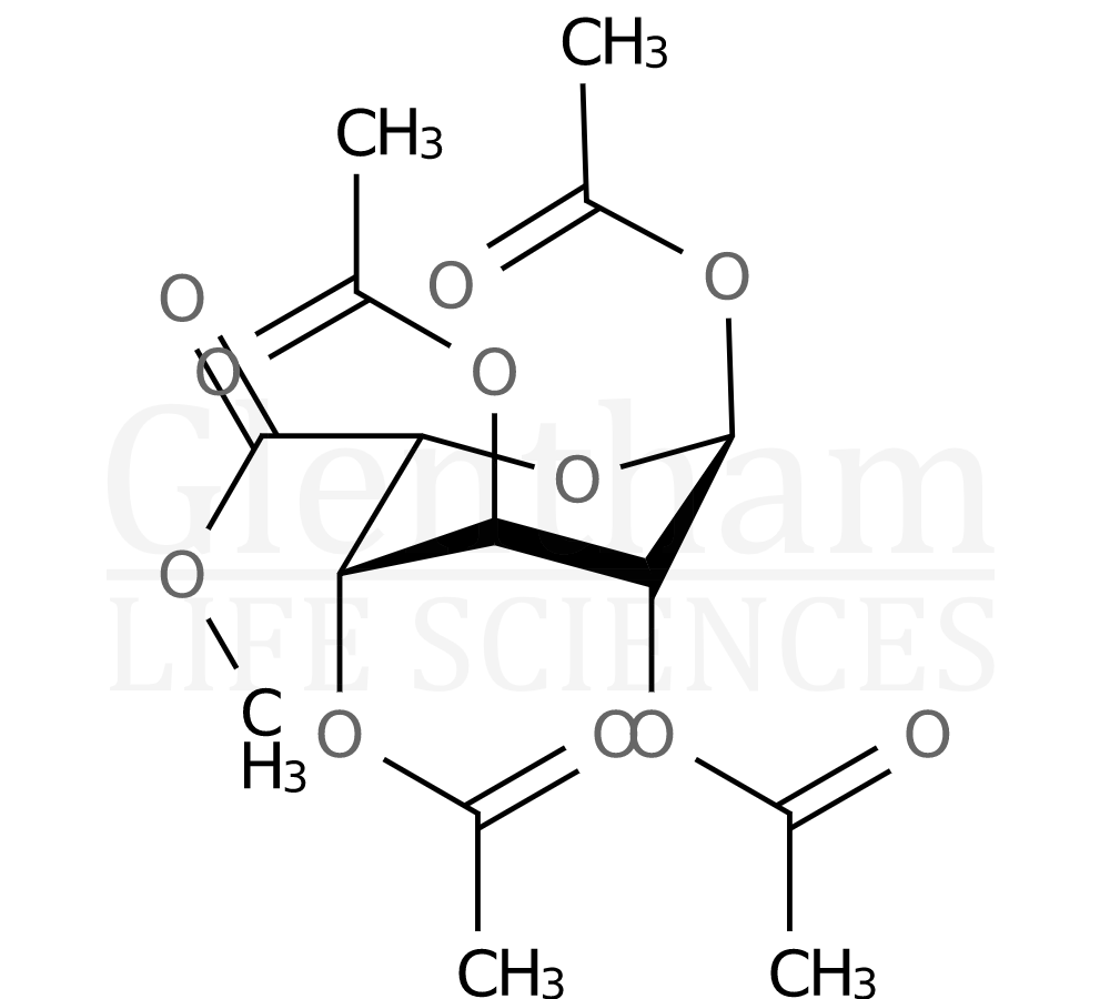 Methyl 1,2,3,4-Tetra-O-acetyl-α-L-idopyranuronate Structure