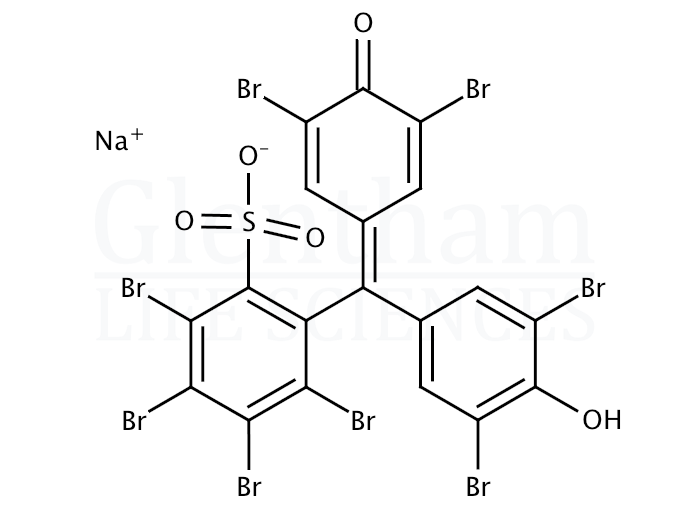 Structure for Tetrabromophenol Blue sodium salt (108321-10-4)