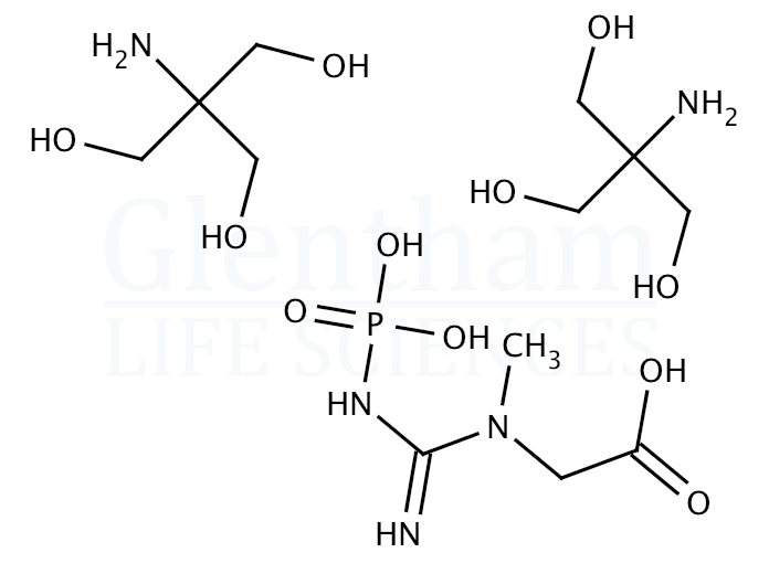 Phosphocreatine di(tris) salt   Structure