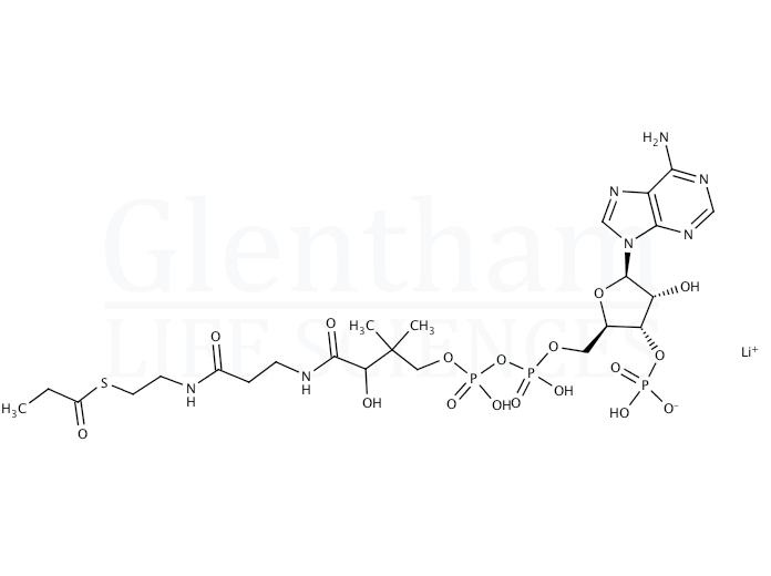 Structure for n-Propionyl coenzyme A lithium salt