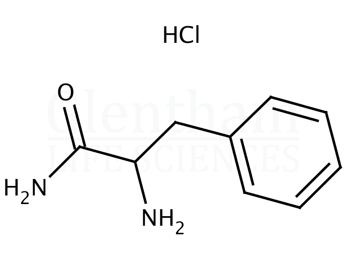 DL-Phenylalanine amide hydrochloride Structure