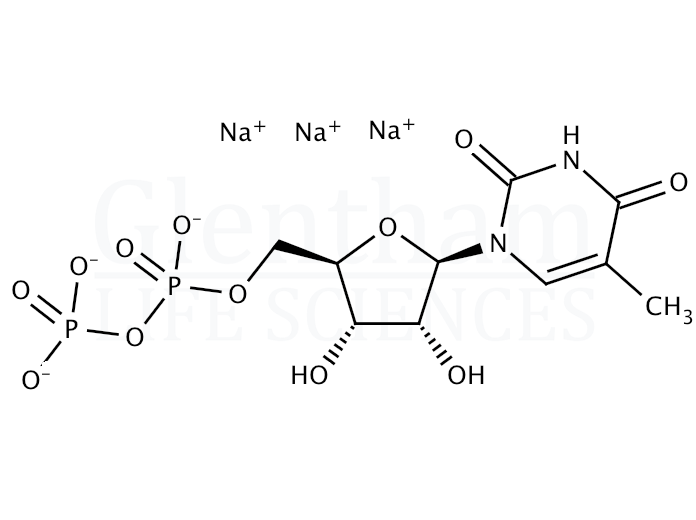Structure for Thymidine 5''-diphosphate sodium salt (108322-12-9)
