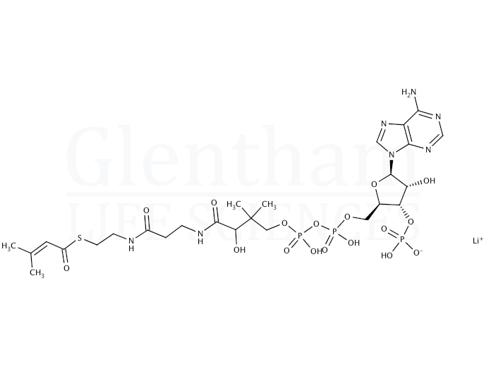 Structure for beta-Methylcrotonyl coenzyme A lithium salt