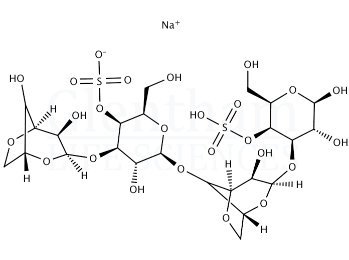 Neocarratetraose 41,43-disulfate disodium salt Structure