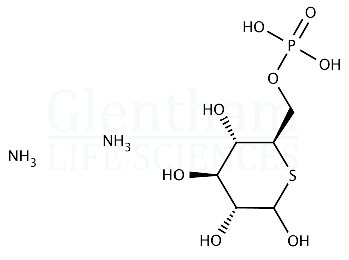 Structure for 5-Thio-D-glucose-6-phosphate diammonium salt