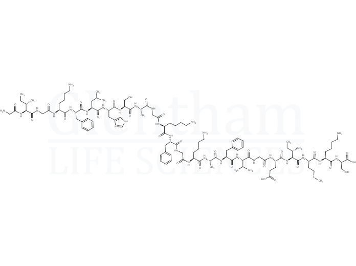 Structure for  Magainin I  (108433-99-4)