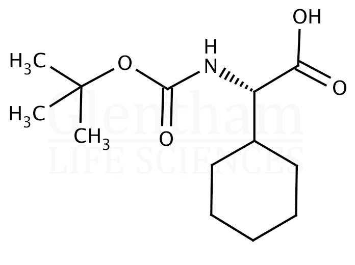 Structure for  Boc-Chg-OH    (109183-71-3)