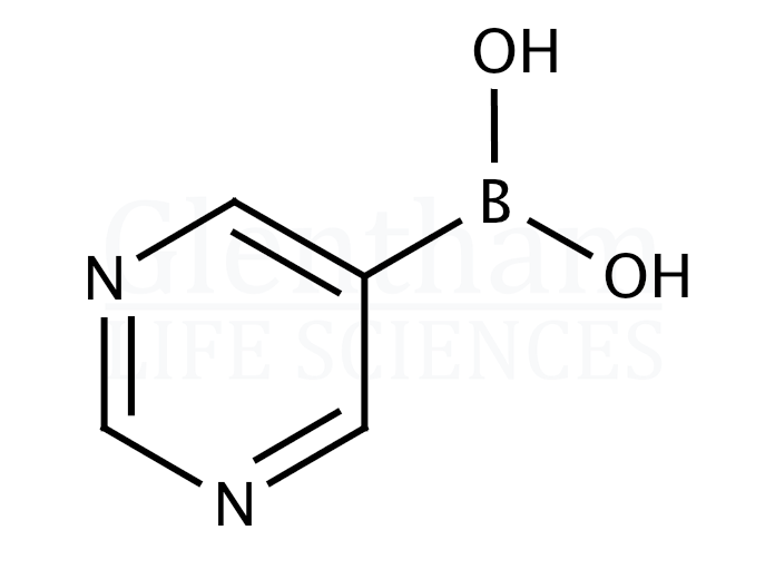 Pyrimidine-5-boronic acid Structure