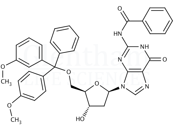 N2-Benzoyl-2''-deoxy-5''-O-DMT-guanosine Structure