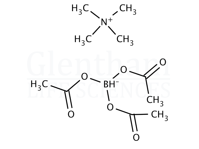 Tetramethylammonium triacetoxyborohydride Structure