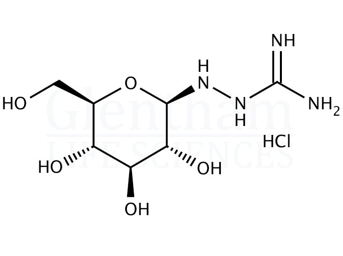 N1-b-D-Glucopyranosylamino-guanidine hydrochloride Structure