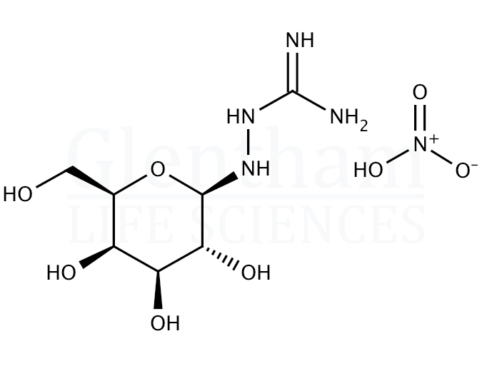 N1-b-D-Galactopyranosylamino-guanidine nitrate salt Structure