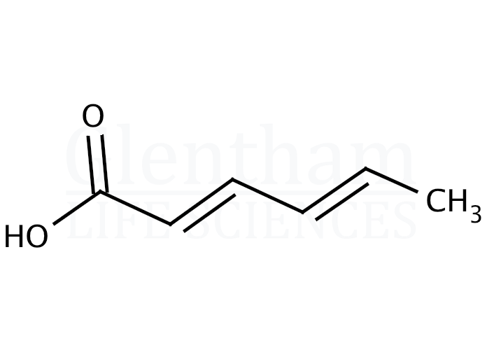 Structure for Sorbic acid (110-44-1)