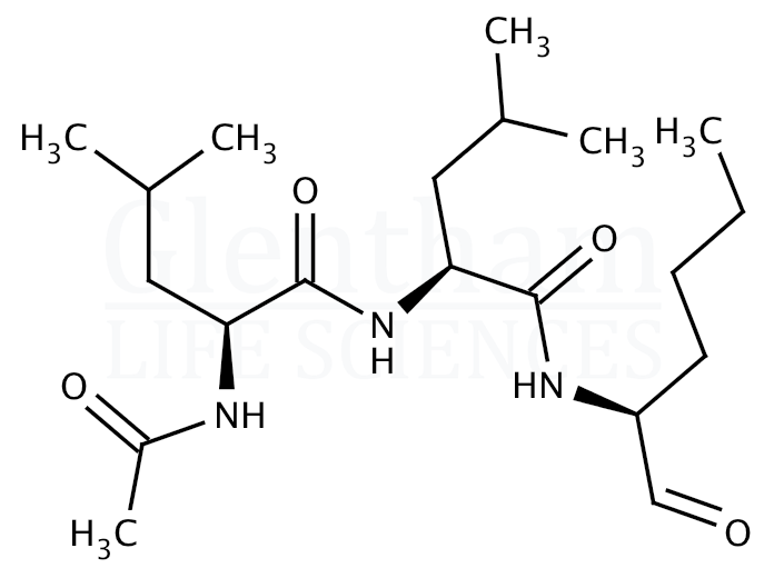 Structure for Calpain Inhibitor I (110044-82-1)