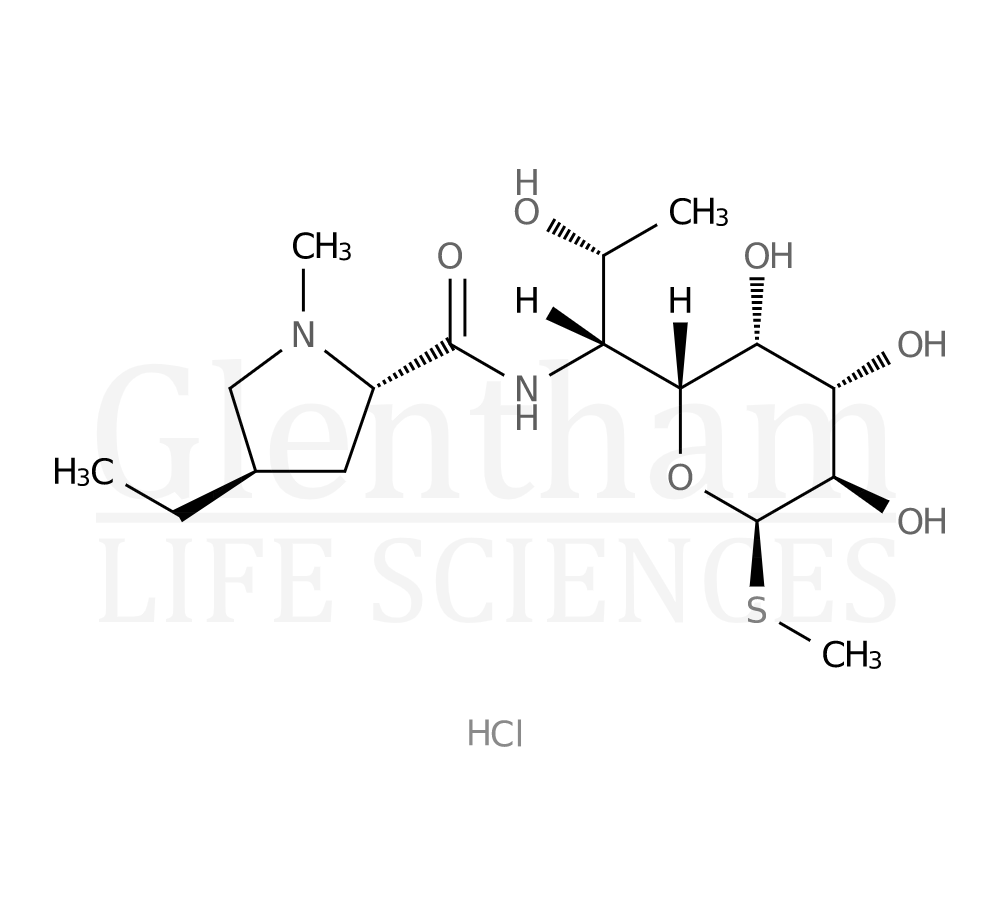 Structure for Lincomycin B hydrochloride