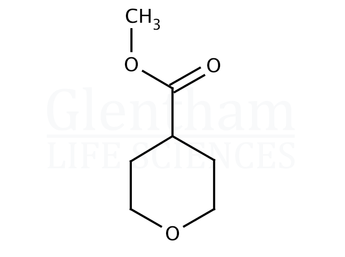 Tetrahydropyran-4-carboxylic acid methyl ester Structure