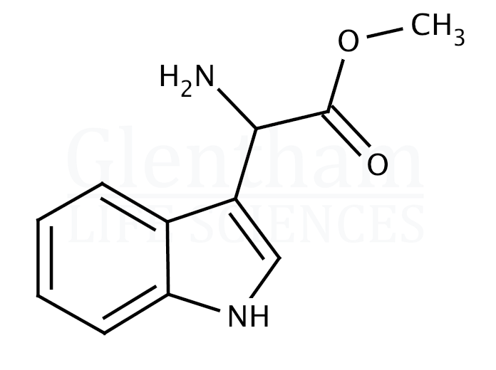 Structure for D,L-3-Indolylglycine methyl ester