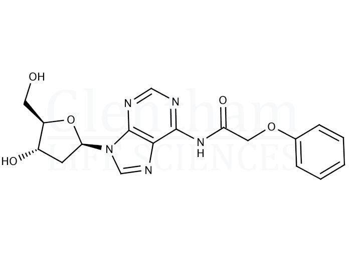 2''-Deoxy-N6-phenoxyacetyladenosine Structure