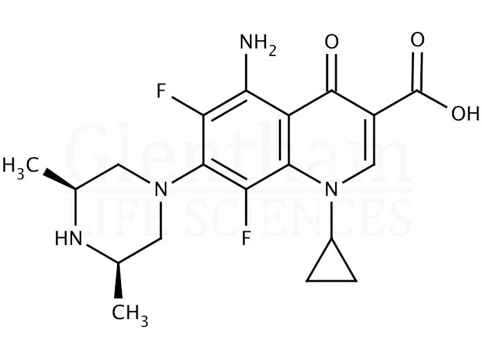 Structure for Sparfloxacin