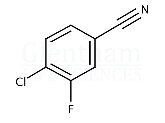 4-Chloro-3-fluorobenzonitrile Structure